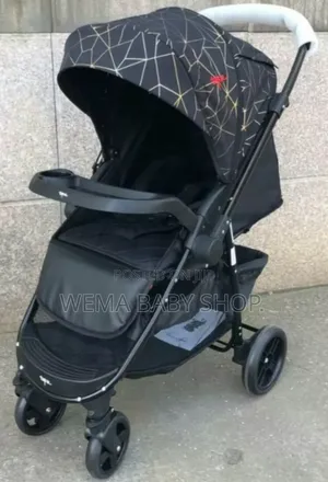 Compact Baby Stroller With Reversible Handle