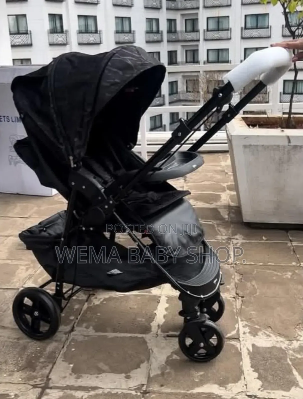 Compact Baby Stroller With Reversible Handle