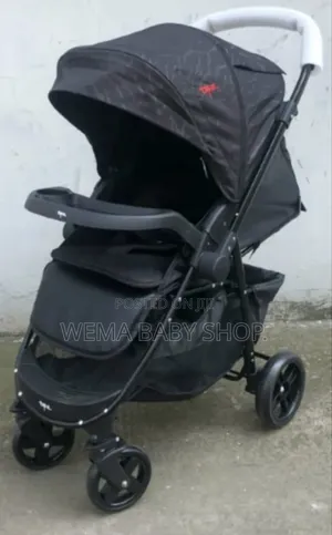 Compact Baby Stroller With Reversible Handle