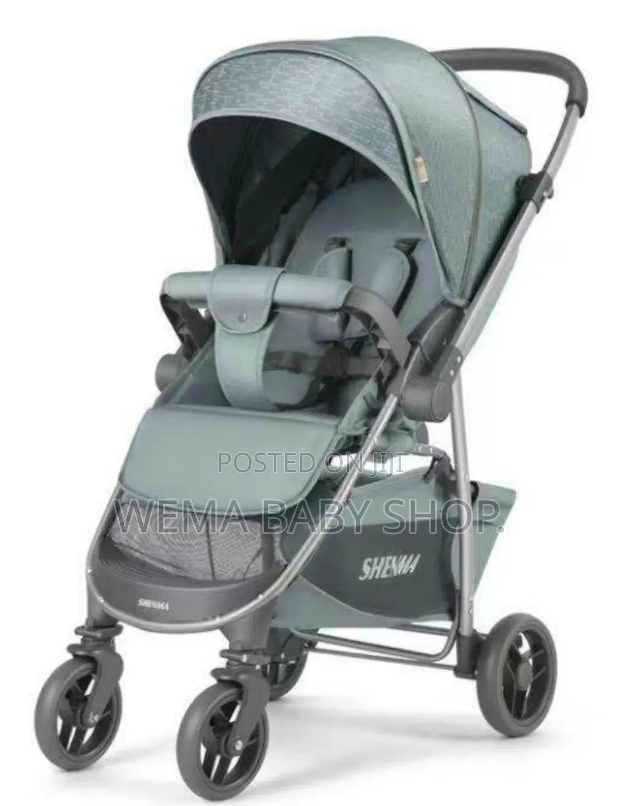 Compact Baby Stroller With Reversible Handle