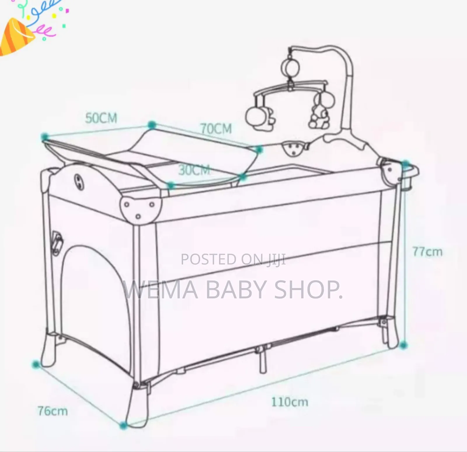 Portable/Foldable Multifunction Baby Playpen/Crib/Co Sleeper