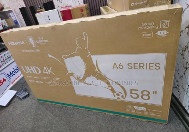 Hisense 58′′ 58a6n (New Model 2024) Uhd Smart - thumbnail 2
