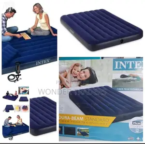 Intex Inflatable Mattress With Electric Pump 5*6