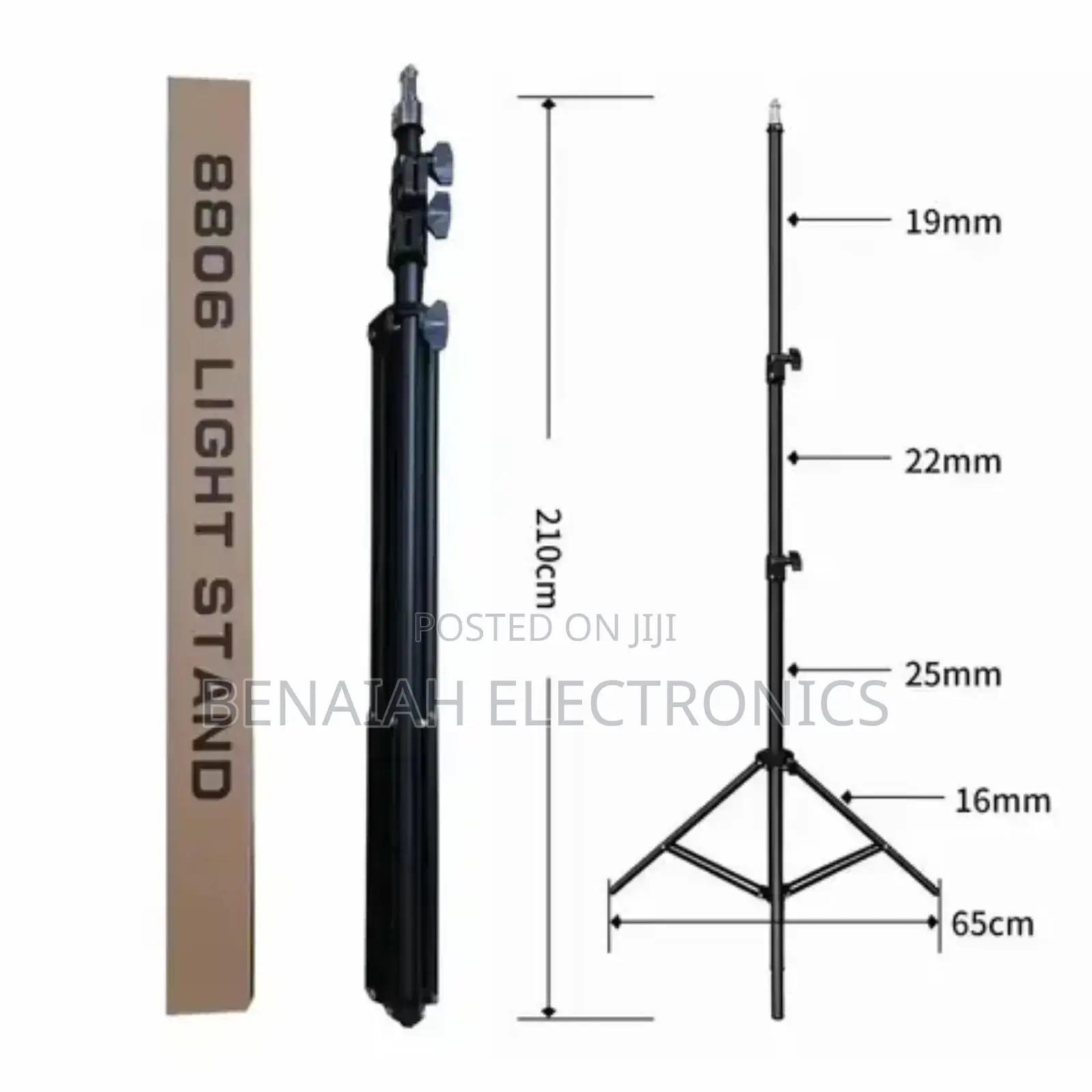 Tripod Stand.Portable, Extendable Metal Light Stand .