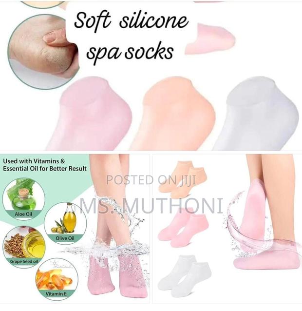 Silicone Moisturizing / Exfoliating Socks* - main view