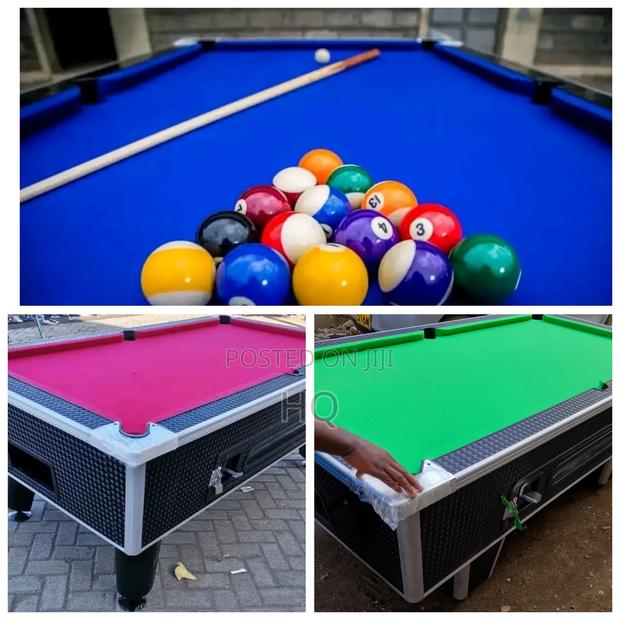 New Pool Tables Are Marble Slate Granite Top in Pool Cloth