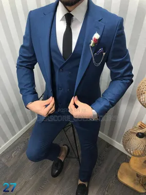 One Button Men Suit .Three Piece