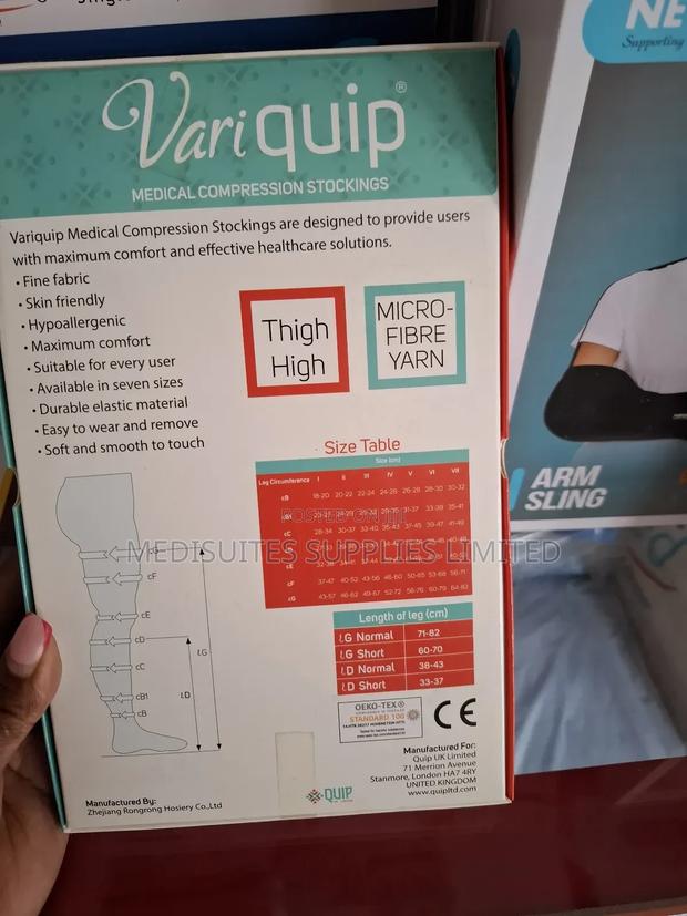 Compression Stocking Thigh High. - thumbnail 3