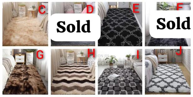 *Bedside Fluffy Pattern Mats* .Material:* 120cmx180cm. - main view