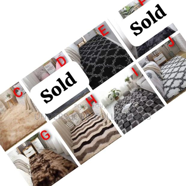 *Bedside Fluffy Pattern Mats* .Material:* 120cmx180cm. - thumbnail 2