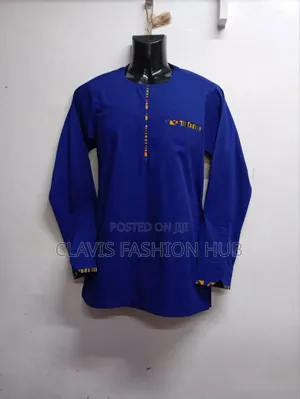 Royal Blue African Shirt