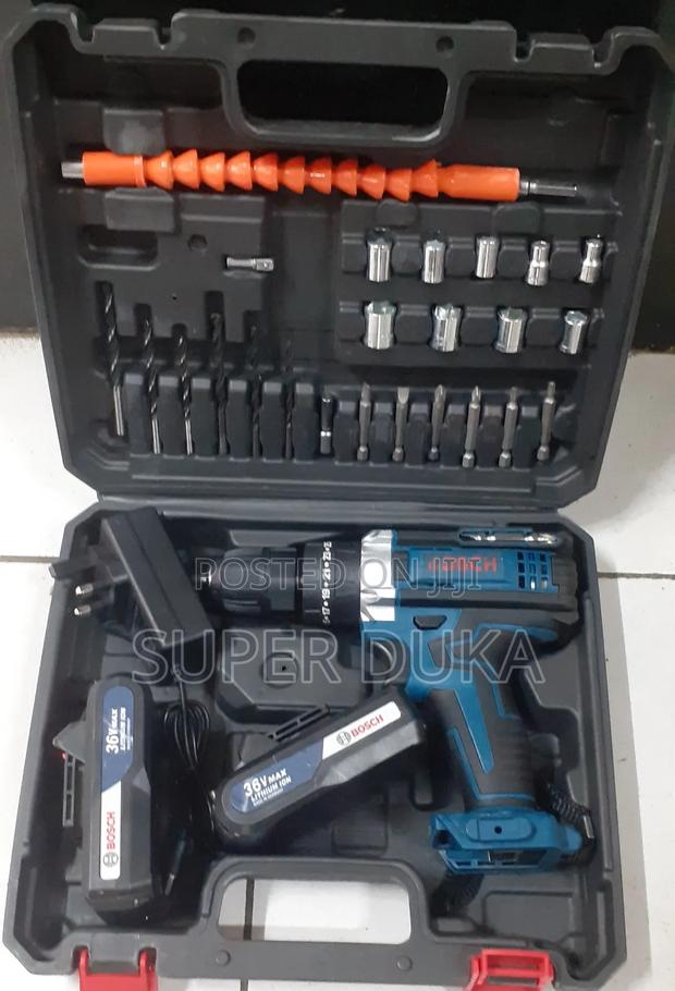 48v Bosch Cordless Drill.2 Batteries Accessories. - main view