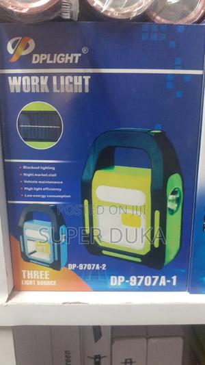 3 in 1 Solar/Electric Rechargeable Work Light.Phone Charger - thumbnail 2