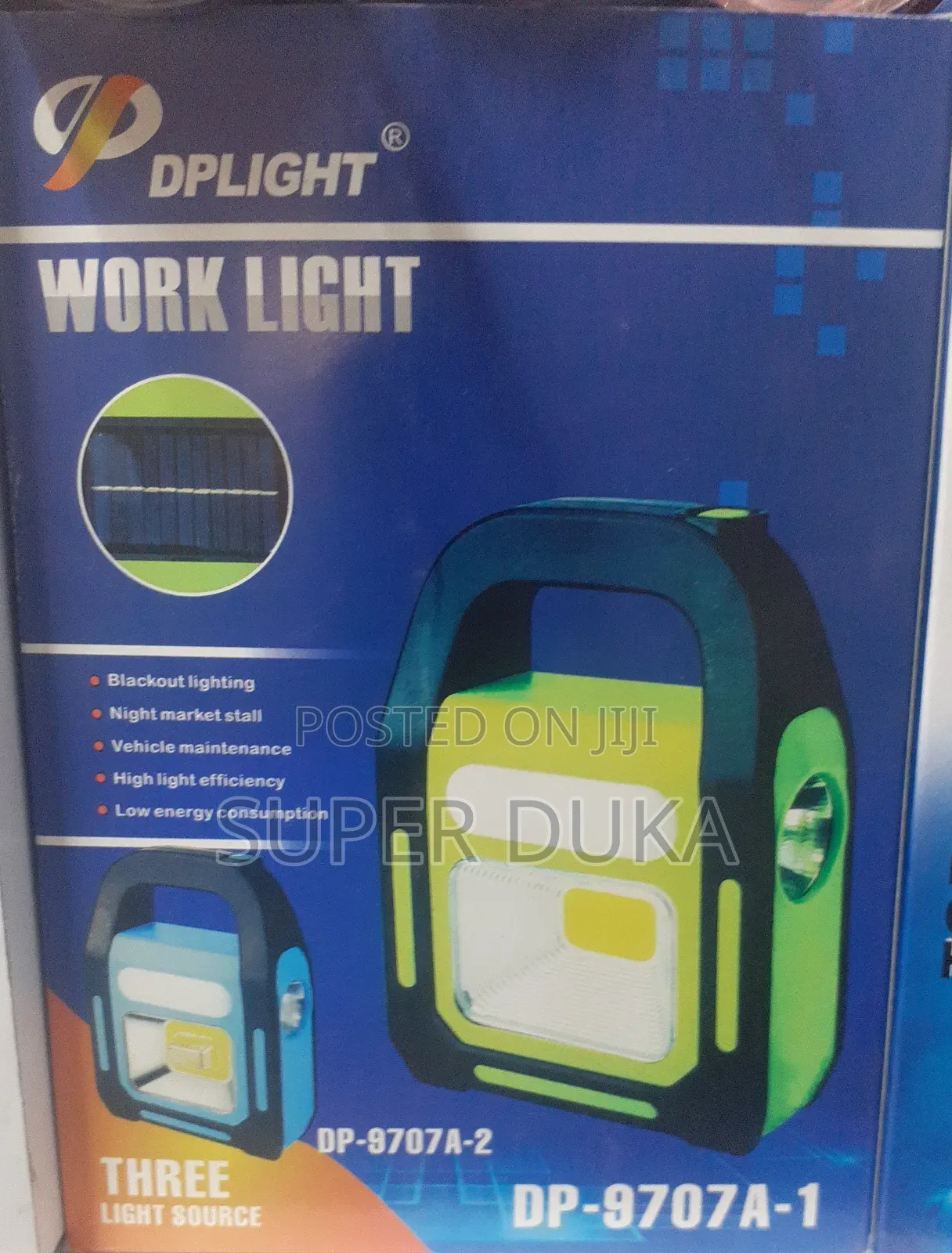3 in 1 Solar/Electric Rechargeable Work Light.Phone Charger