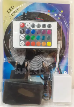 Strip Light.5 Meter Self Stick RGB Snake Light.Remote