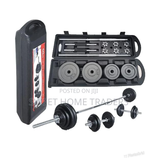 *50kg/York Barbell and Dumbbell Set* - main view