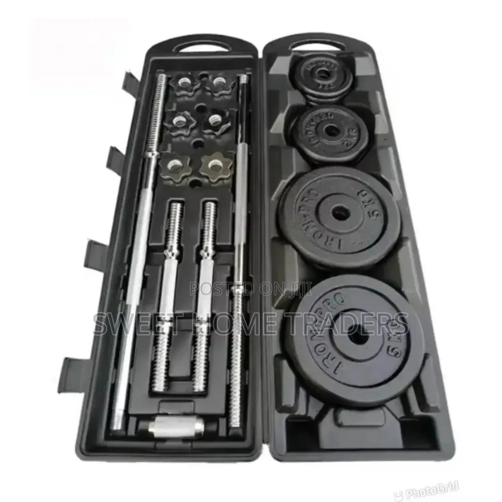 *50kg Dumbells and Dumbbell Set With Case