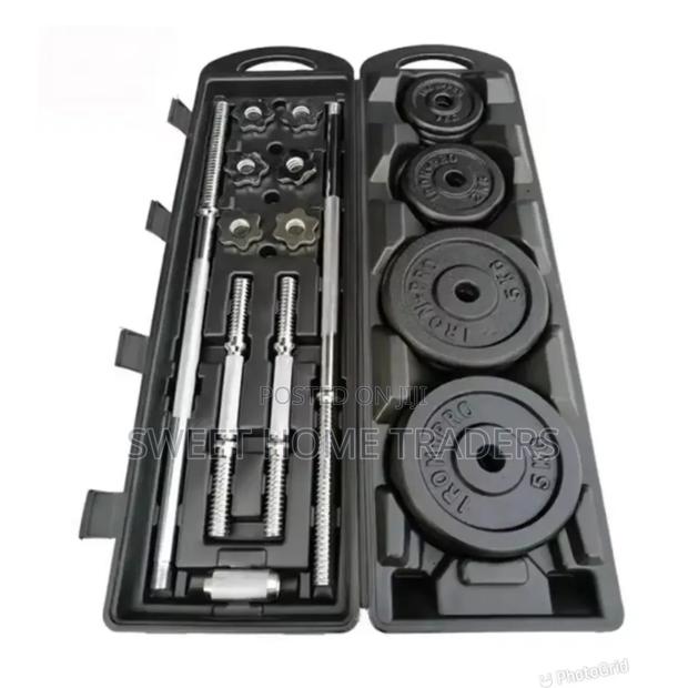 *50kg Dumbells and Dumbbell Set With Case - main view