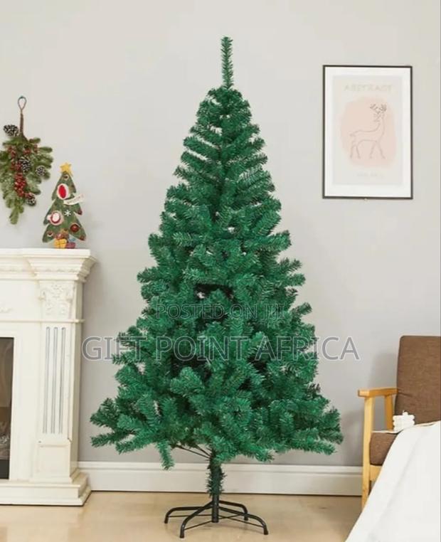 6ft Artificial Green Christmas Tree - main view