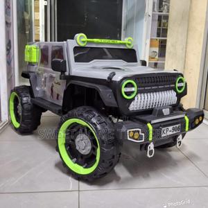 Rechargeable Kids Electric Car Grey - main view