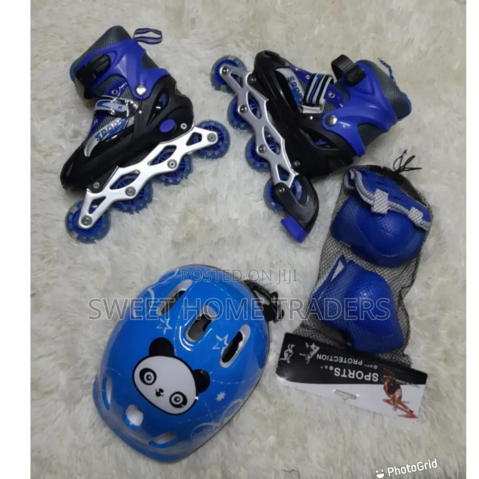 Skating Shoe Complete Set Blue,