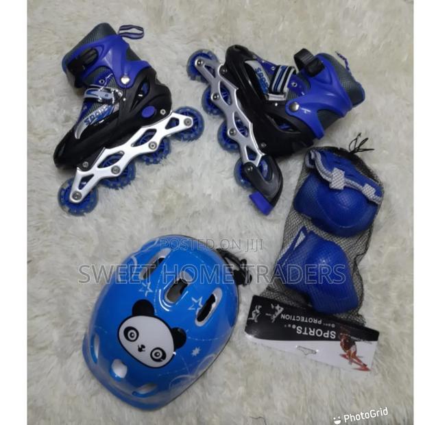 Skating Shoe Complete Set Blue,