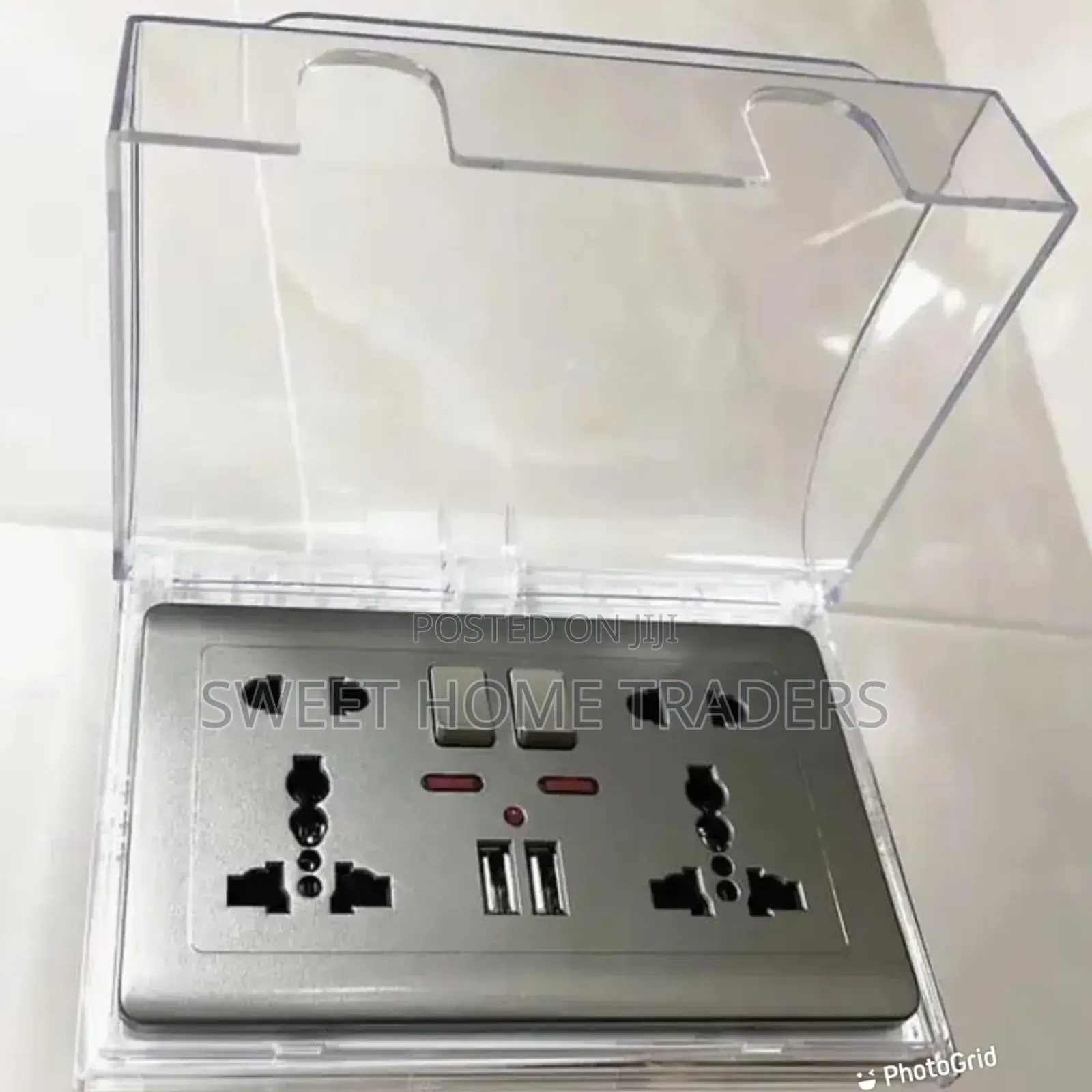 *Double Socket Protector Clear