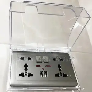 *Double Socket Protector Clear