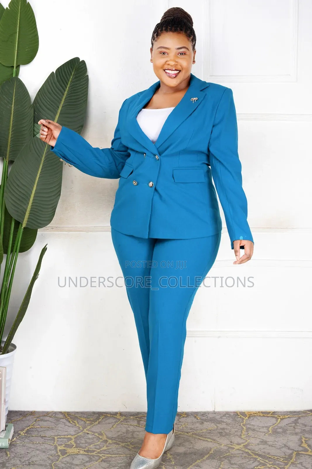 Ladies Trouser Suit 3 Pcs.Legit Material.