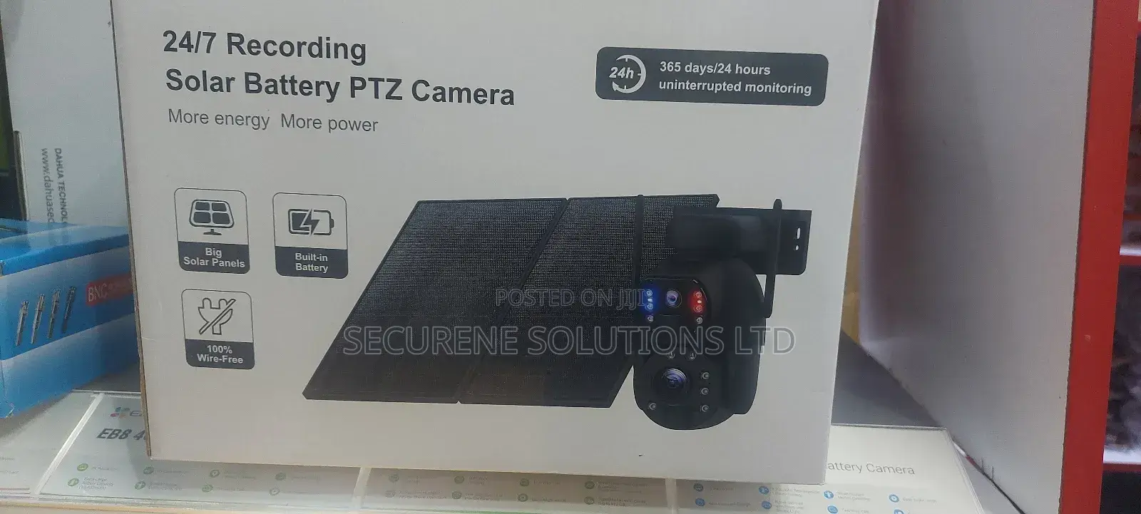 UBOX 4G Solar CCTV Camerawith Slot PTZ 1080p