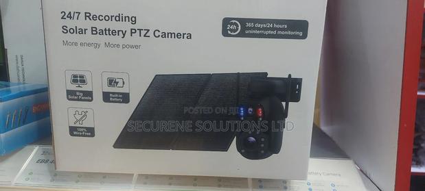 UBOX 4G Solar CCTV Camerawith Slot PTZ 1080p
