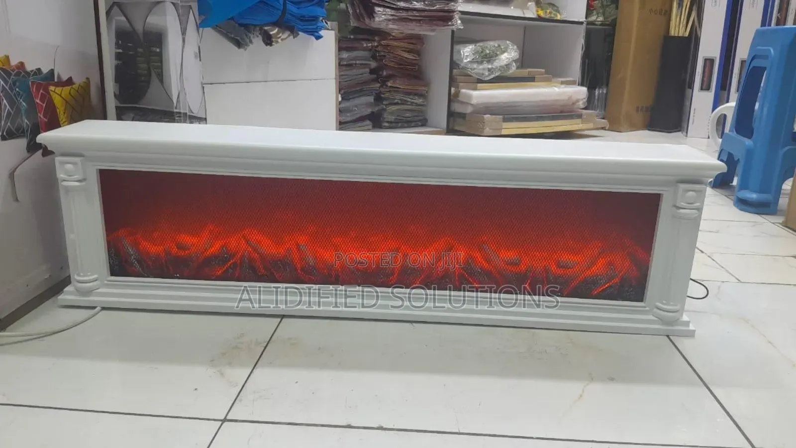 Fireplace 100cm Long < >Electric Fireplace 1m