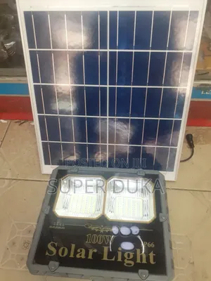 Solar Flood Light 100W.Dusk to Morning.Very Bright Durable