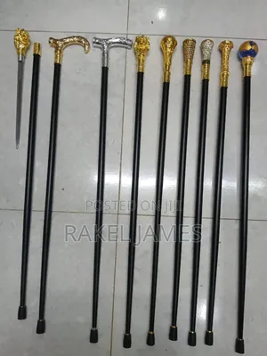 Fancy Metallic Walking Stick