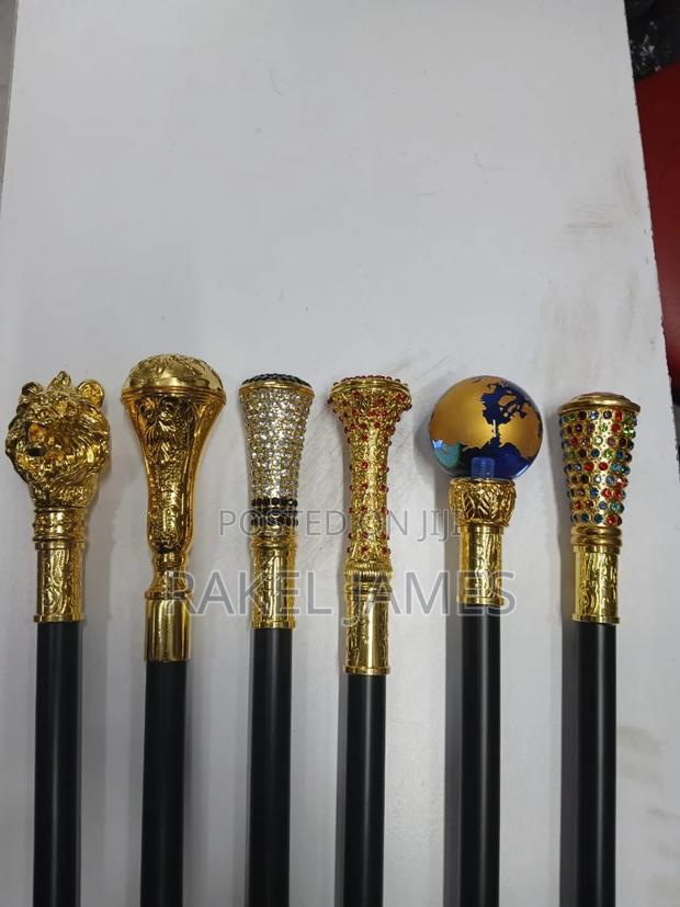 Fancy Metallic Walking Stick - thumbnail 2