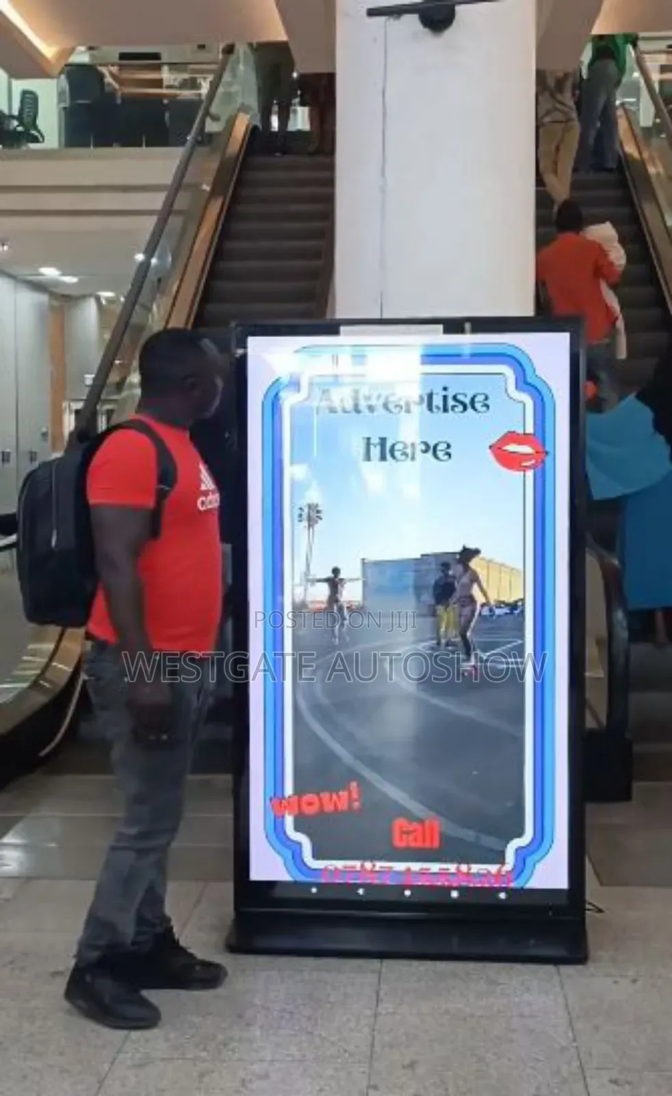 Advertising Screen 85" Frameless Digital Display