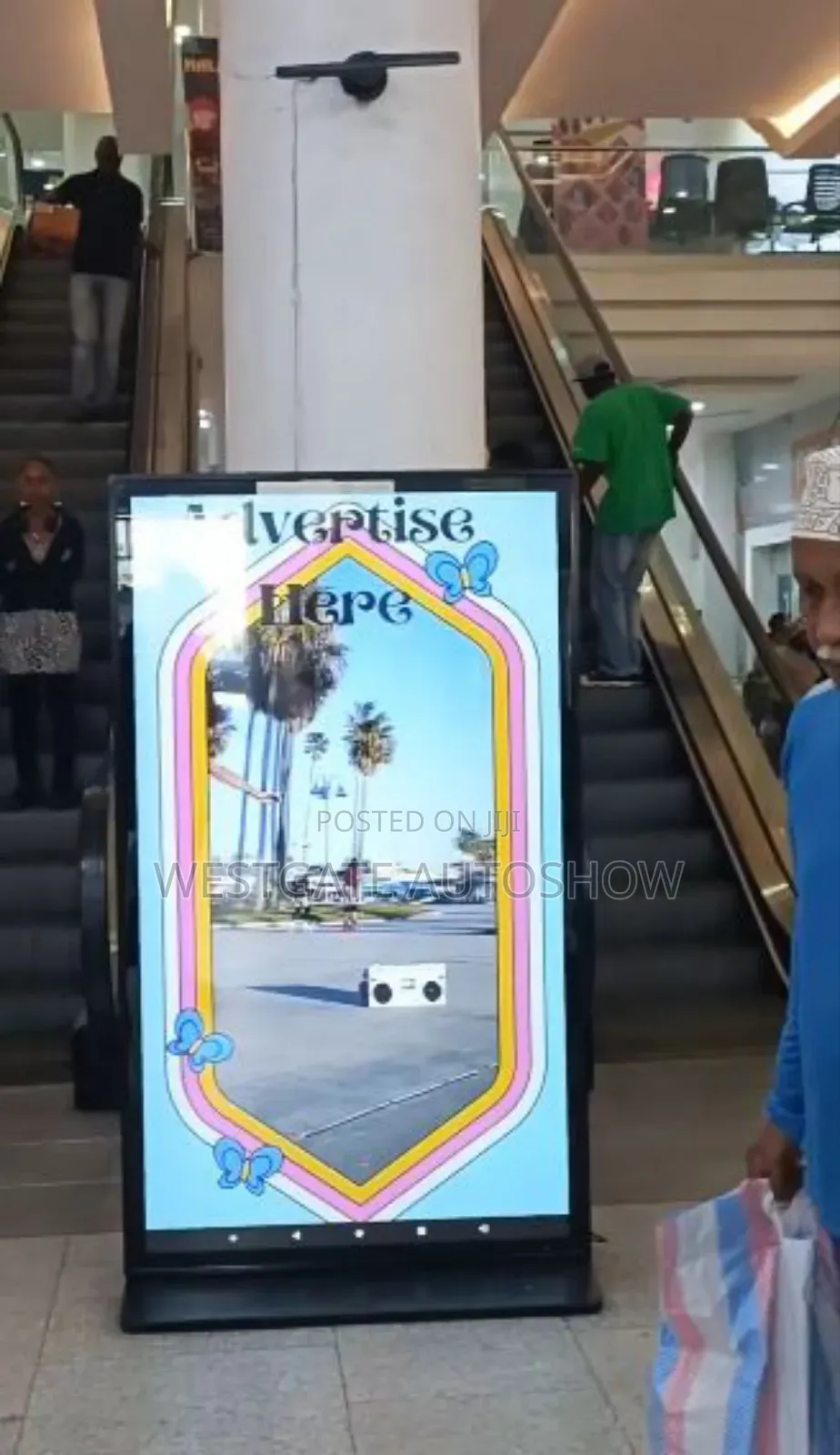 Advertising Screen 85" Frameless Digital Display