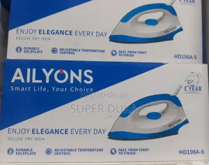 Iron Box.Ailyons Auto Adjustable Non Stick Dry Iron