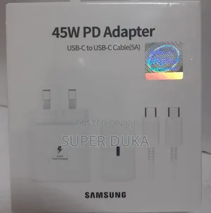 Samsung C to C Super Fast Charger.45W Pd Adapter. 5A