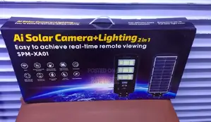 450watts Solar Streetlight With 4G PTZ Ai 5MP Camera