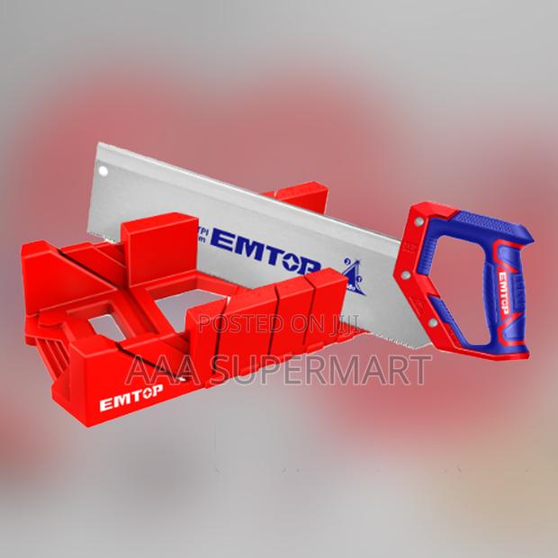 Emtop EHASMB3001 Mitre Box and Back Saw Net