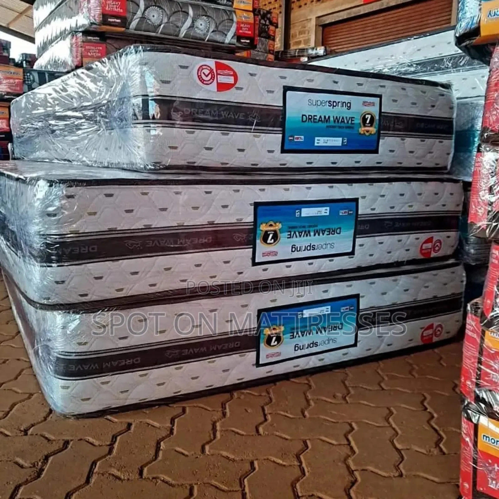 Superfoam Pocket Spring Mattresses - 5by6 10inch.