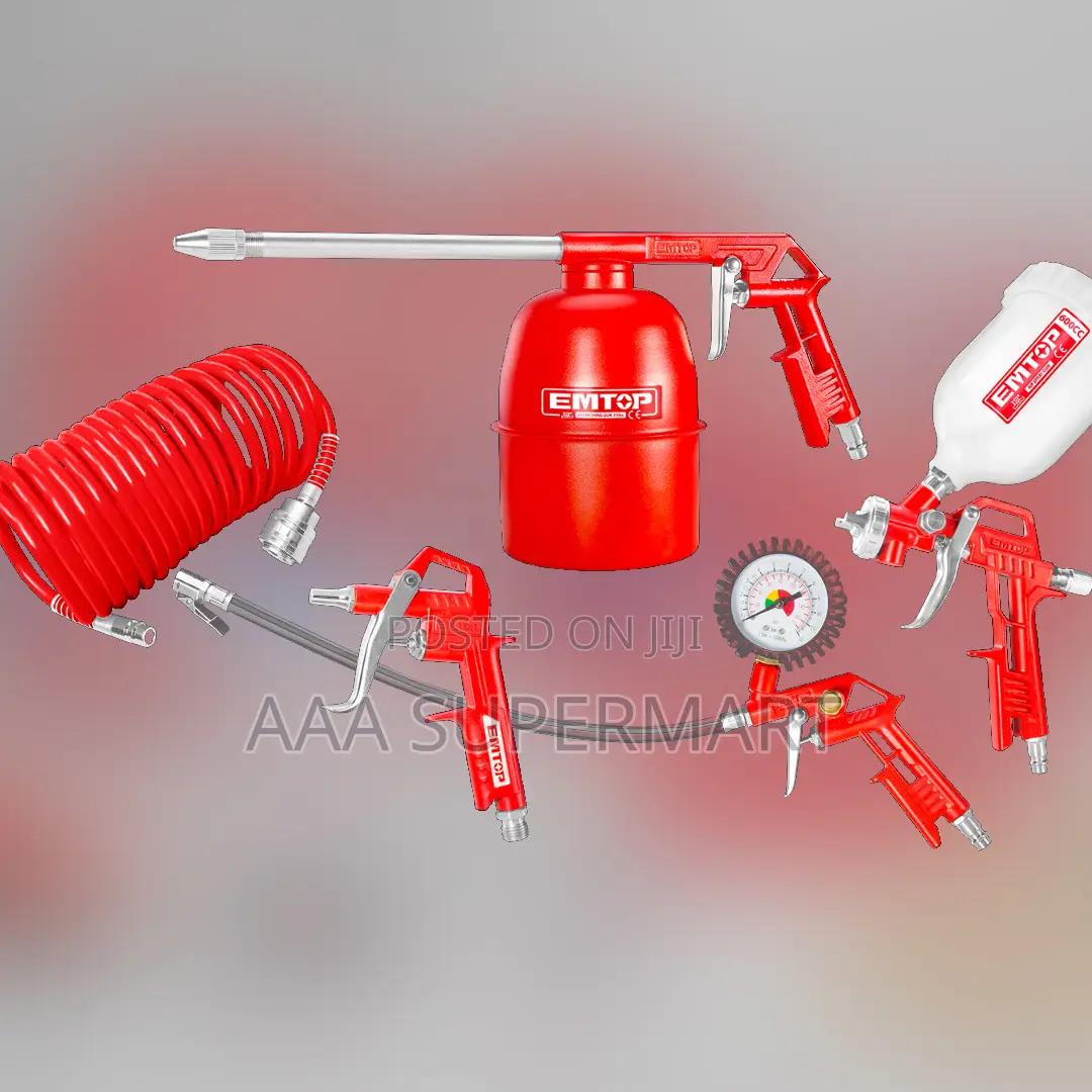 Emtop EATLS0503 5pcs Air Tools Set