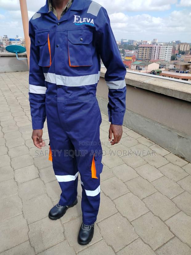 Cargo Overall Made Of Cotton Twill Material - main view