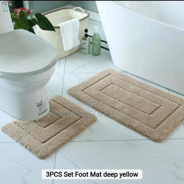 *3pcs Flocking Toilet Set - thumbnail 2