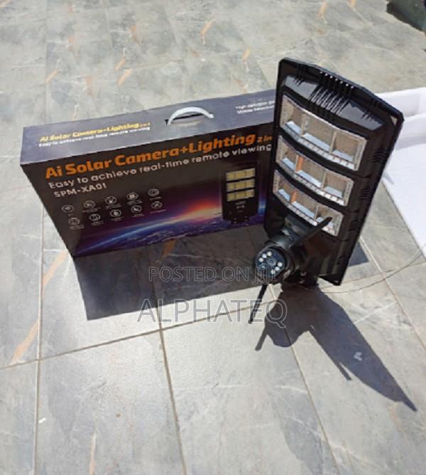 >>SOLAR Streetlight With 4G Simcard PTZ CCTV Camera 450w
