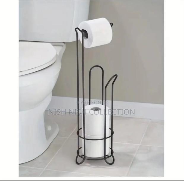 New Metallic Toilet Tissue Holder - thumbnail 3