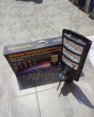 2in1 AI 4G CCTV Camera + 450 Solar Security Streetlight - thumbnail 2