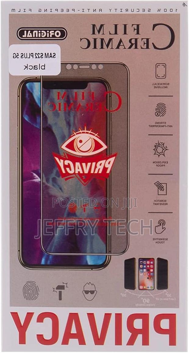 Curved Ceramics Privacy Screen Protector for Galaxy S22 Plus