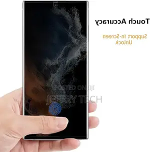Galaxy S22 Ultra Privacy Ceramic Screen Protector Curve Fit